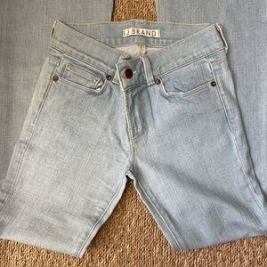 J Brand Sky Blue Wide Leg Jeans